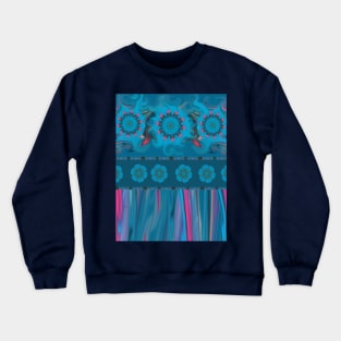 Psychedelic Blues Crewneck Sweatshirt